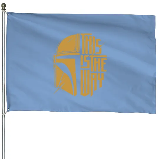This Is The Way House Flags, Galaxy edge House Flags, Mandalorian House Flags, Disneyland House Flags