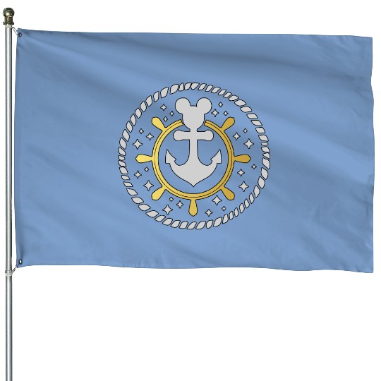 Disney Cruise Mickey Anchor House Flags