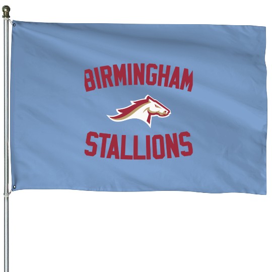 Usfl Merch Birmingham Stallions Logo House Flags House Flags