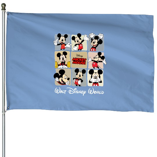 WDW Mickey Mouse House Flags, Disney Trip 2023 House Flags