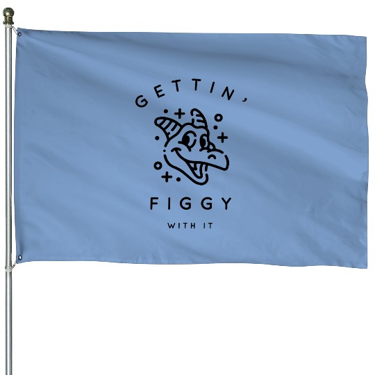 Gettin Figgy With It / Figment / Epcot / Disney Inspired House Flags