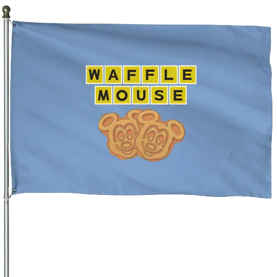 Mickey Waffle House Flags, Funny Disney House Flags, Mickey Waffles, Disney House Flags