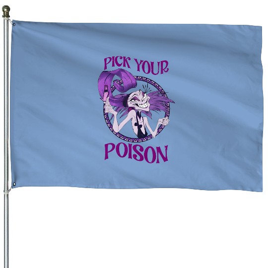 Retro Yzma Pick Your Poison House Flags / The Emperor's New Groove Disney Villains House Flags