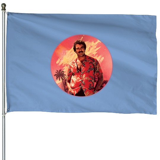 Magnum pi  Tom Selleck House Flags