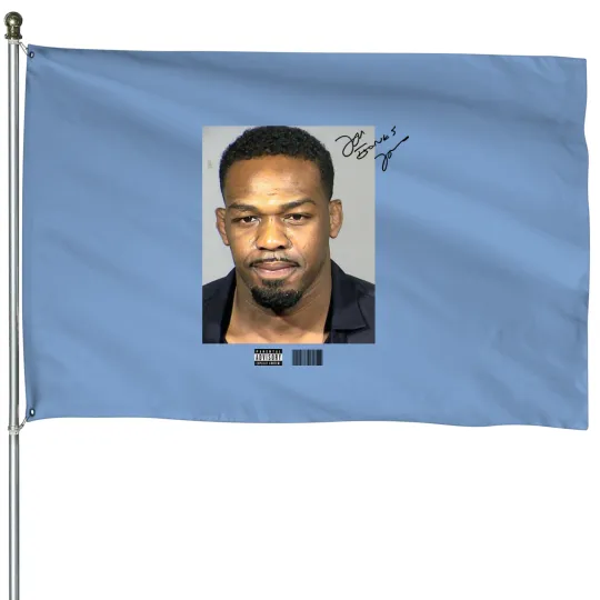 Jon Bones Jones Mugshot House Flags // UFC Champ // Funny Jon Jones House Flags // Jon Jones Fight