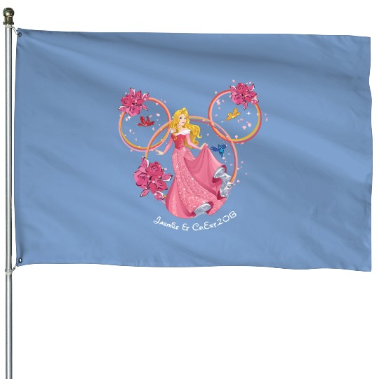 Aurora House Flags, Sleeping Beauty House Flags, Disney Princess House Flags