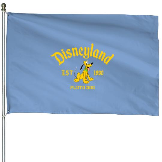Pluto Disneyland House Flags, Mickey And Friends House Flags, Disney Pluto House Flags