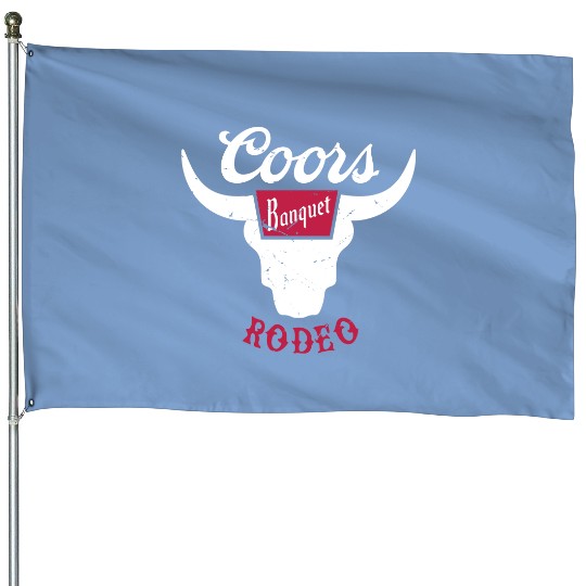 CCOORS Rodeo Cream Unisex CCOORS Banquet Rodeo House Flags