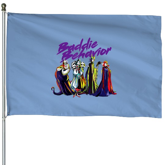 Disney Villains Baddie Behavior House Flags