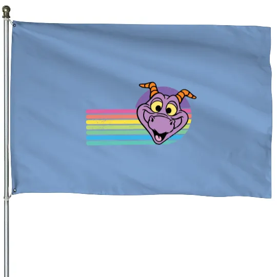 Disney vintage comfort colors House Flags - Disney figment House Flags - Disney Epcot House Flags