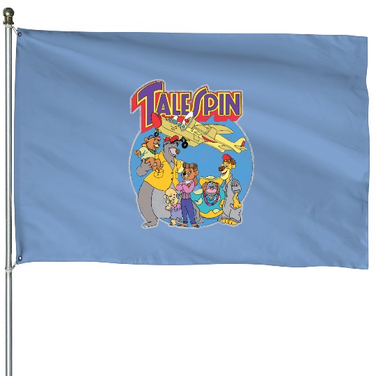 Disney's TaleSpin Graphic House Flags Main Cast Poster House Flags