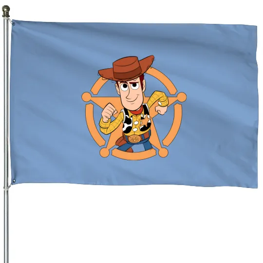 Woody House Flags, House Flags, Toy Story House Flags, Disneyworld, Woody House Flags