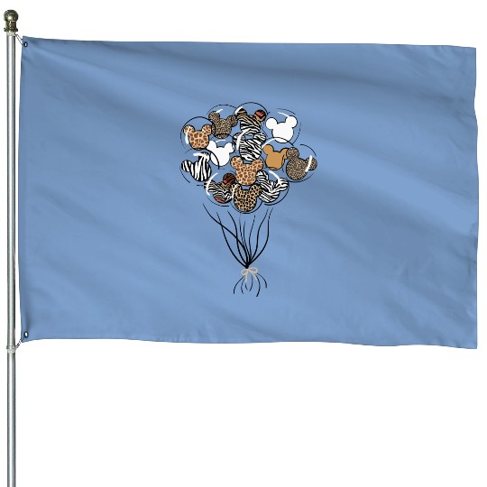 Mickey Balloons Animal Kingdom House Flags, Disney Safari House Flags