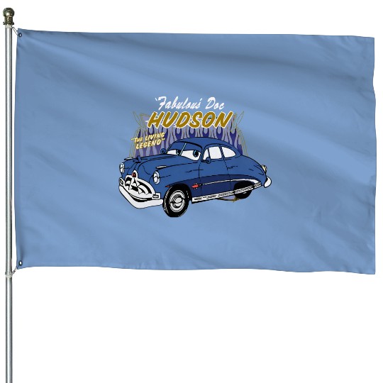 Doc Hudson House Flags, Disney Comfort Colors House Flags, Fabulous Hudson House Flags