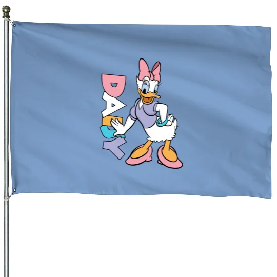 Daisy Duck House Flags, Disney  House Flags