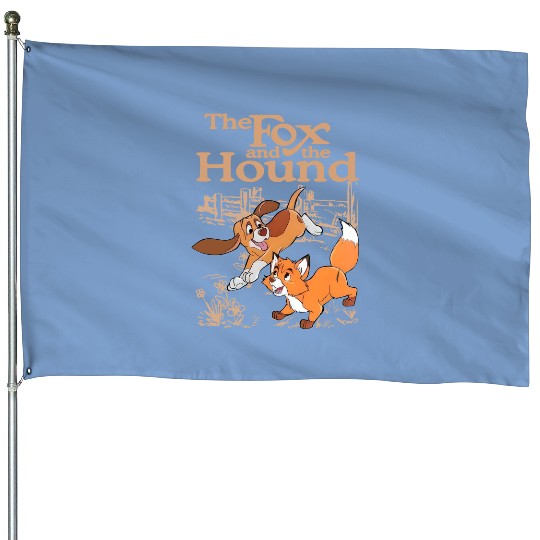 Disney Fox and the Hound House Flags, The Fox and the Hound House Flags, Tod and Copper