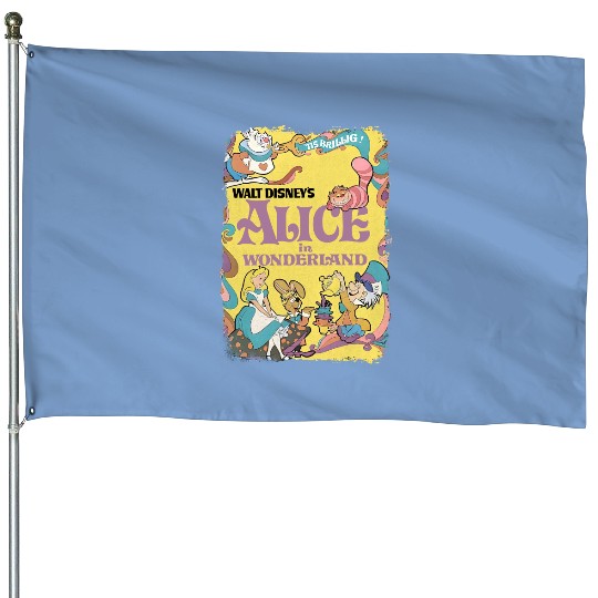 Alice in Wonderland House Flags, Disney Princess House Flags, Disney House Flags,