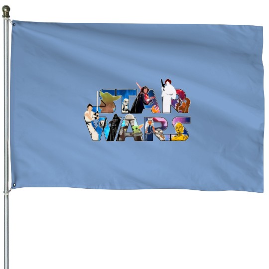 Disney Star Wars House Flags, Disney Family Trip House Flags, Galaxy Edge House Flags