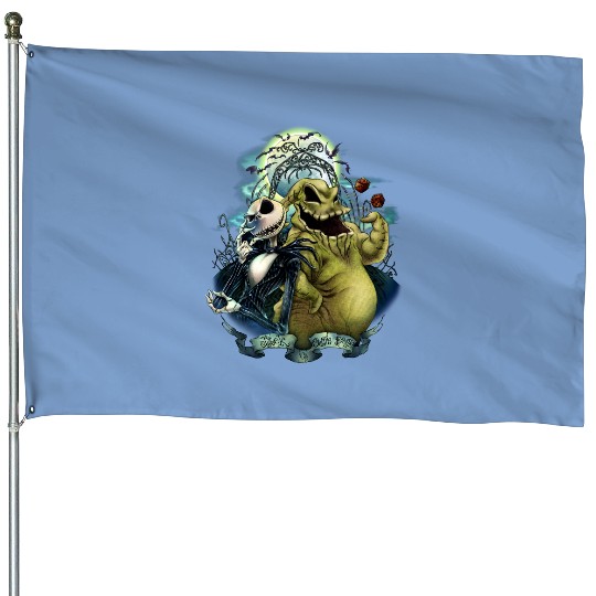 Disney Halloween House Flags, Oogie Boogie Halloween House Flags