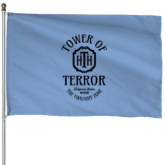 Tower of Terror - Hollywood Studios - Disney World House Flags