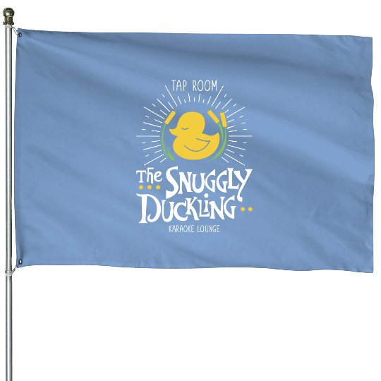 The Snuggly Duckling House Flags, Tangled Movie House Flags, Disney Fan House Flags, Gift Idea