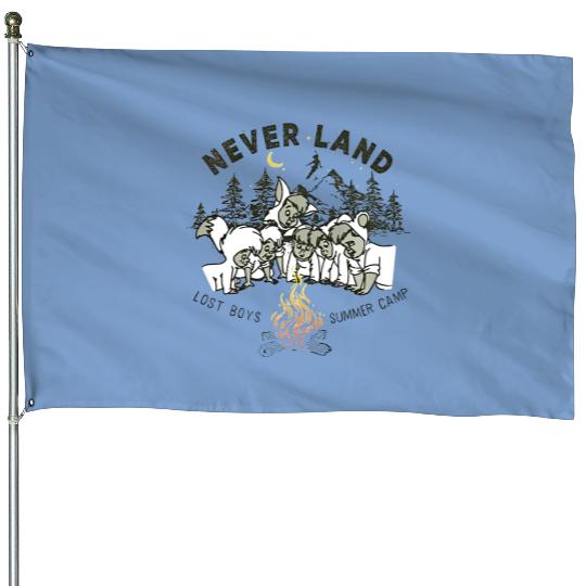 Peter Pan Disney House Flags, Peter Pan House Flags House Flags,