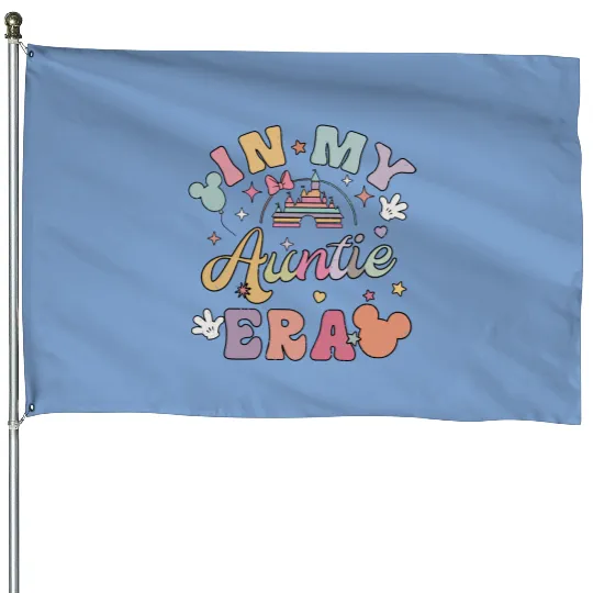 In My Auntie Era House Flags, Disney Aunt House Flags, Ears House Flags for Auntie