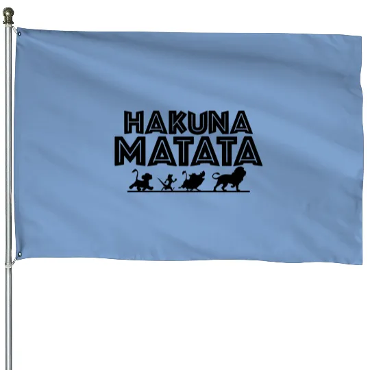 Hakuna Matata House Flags, Disney House Flags, Lion King House Flags, Animal Kingdom House Flags