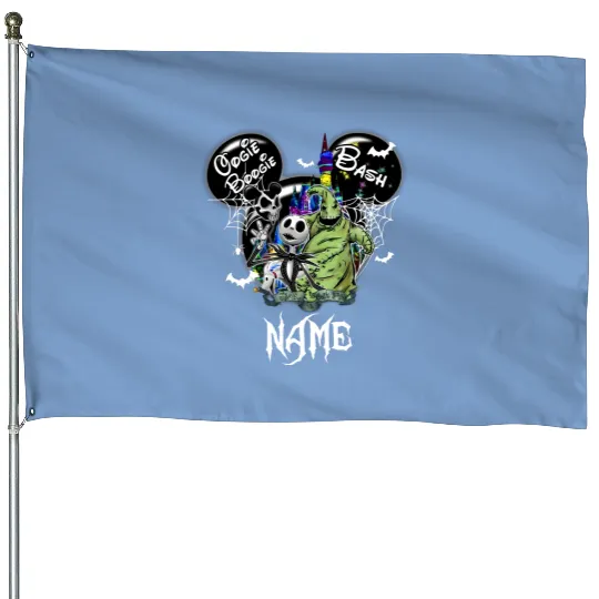 Oogie Boogie Bash Mickey House Flags, Halloween House Flags, Disney Customer House Flags