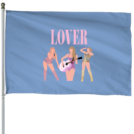 taylorswift lover eras tour art House Flags