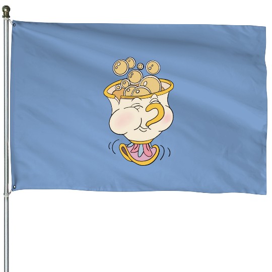 Chip House Flags, Beauty and The Beast House Flags, Disneyland House Flags, Disney House Flags, Disneyland House Flags