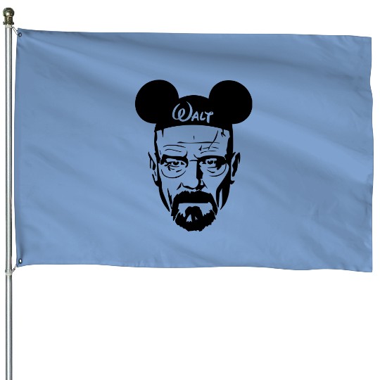 Disney House Flags, Walter White Heisenberg Walt House Flags, Walt White House Flags