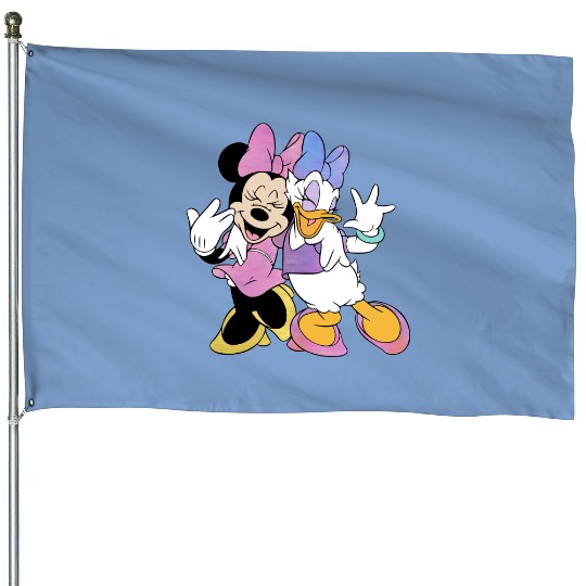 Daisy Duck House Flags, Disney House Flags, Disney Summer House Flags