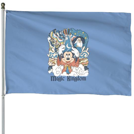 Vintage Magic Kingdom tanks, Disneyland House Flags, Retro Mickey Mouse House Flags