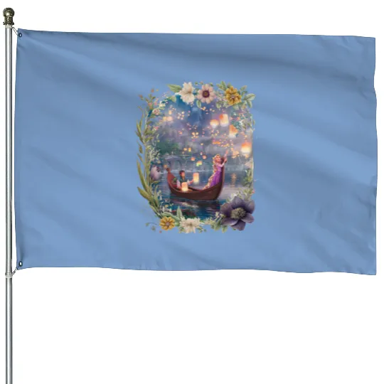 Disney Tangled Rapunzel House Flags, Rapunzel House Flags, Disney Rapunzel House Flags