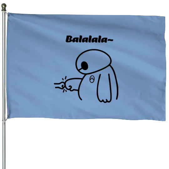 BaLaLaLa Disney Baymax House Flags, Baymax Disney House Flags, Baymax House Flags, Disney Trip House Flags, Disney Gift