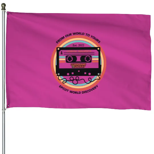 Cosmic Rewind - Disney Inspired - House Flags