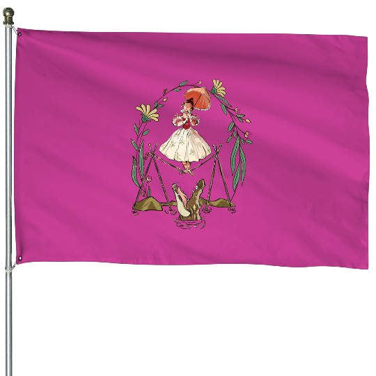 Discover Disney Haunted Mansion Tightrope Walker  House Flags