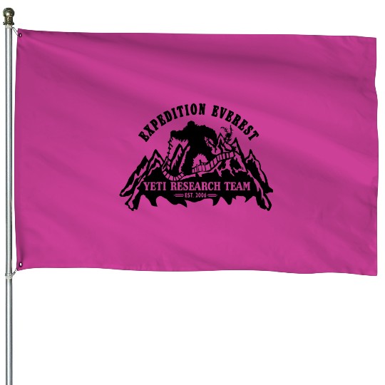 Disney Expedition Everest, Yeti Research Team House Flags, Disney Animal Kingdom House Flags,  Family Yeti Matching House Flags