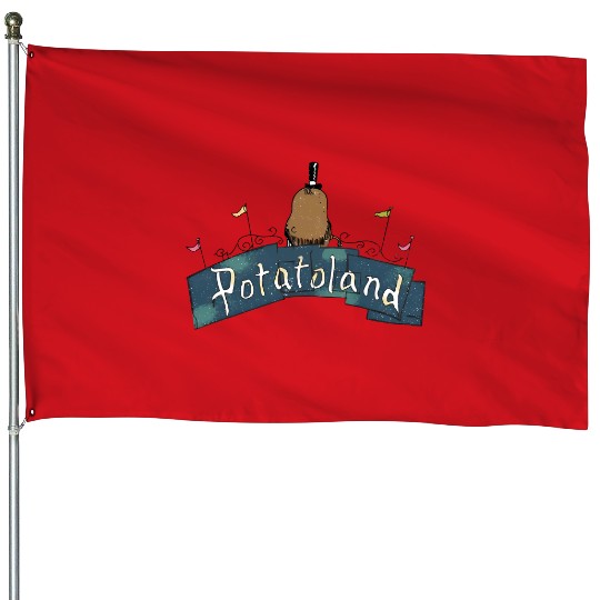 Potatoland House Flags, Disney Women's House Flags, Magic Kingdom House Flags E0837