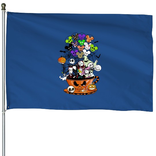 Halloween The Nightmare Before Christmas Teacup  Color House Flags, Disney Balloons Halloween