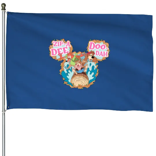 Disney Zip a Dee Doo Dah House Flags, Splash Mountain