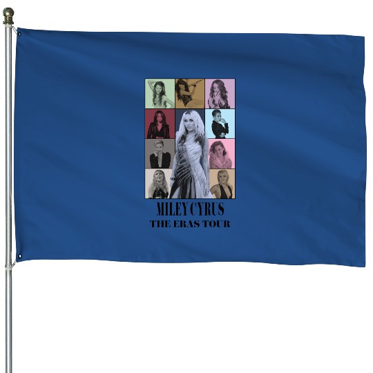 Miley Cyrus Eras Tour House Flags