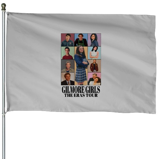 Black _ Gilmore Girls Eras Tour , Eras Tour GG Edition, Rory Gilmore , Eras Tour , Sw House Flags
