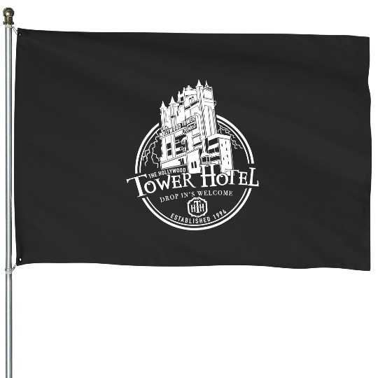 Hollywood Tower of Terror Hotel- Disney World House Flags