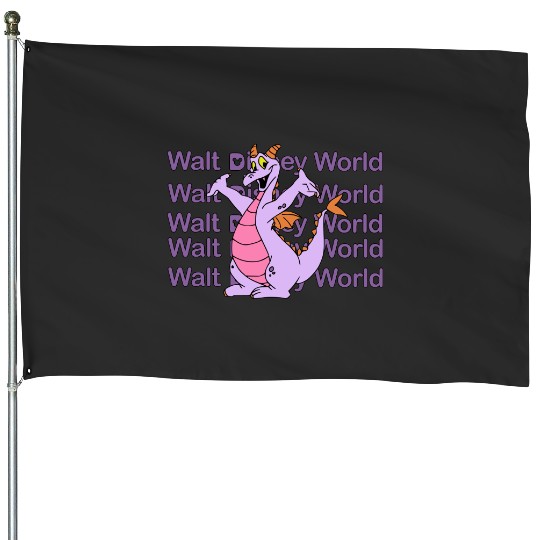 Figment House Flags, Disney Epcot House Flags, Purple Dragon House Flags