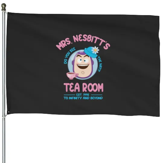 Disney Toy Story Mrs Nesbitt Tea Room House Flags, Toy Story House Flags