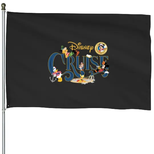 Disney Wish Cruise House Flags, Wish Cruise House Flags, Disney Cruise House Flags, Mickey and Friend House Flags