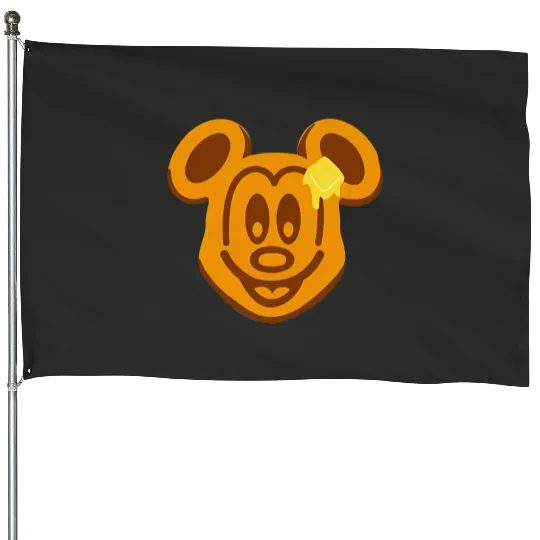 Mickey Mouse Waffle House Flags, Disney Food House Flags, Adult Disney House Flags