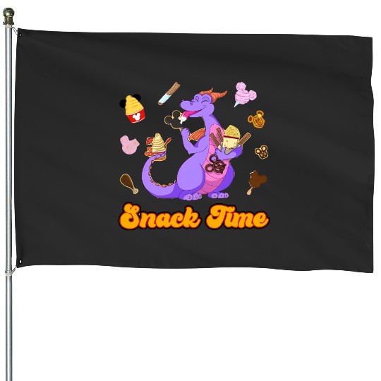 Disney Figment Snack Time House Flags